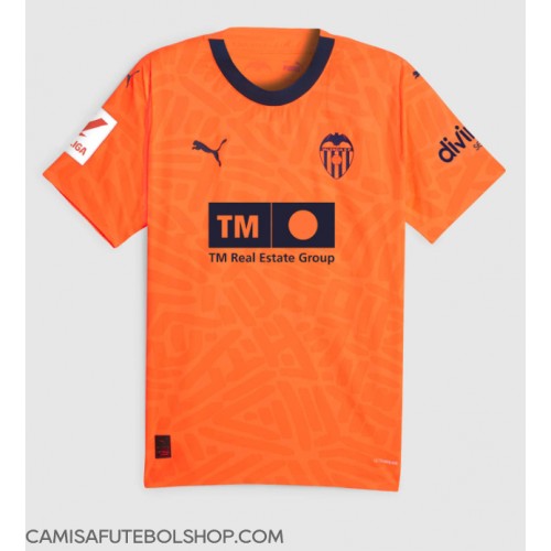 Camisa de time de futebol Valencia Replicas 3º Equipamento 2023-24 Manga Curta